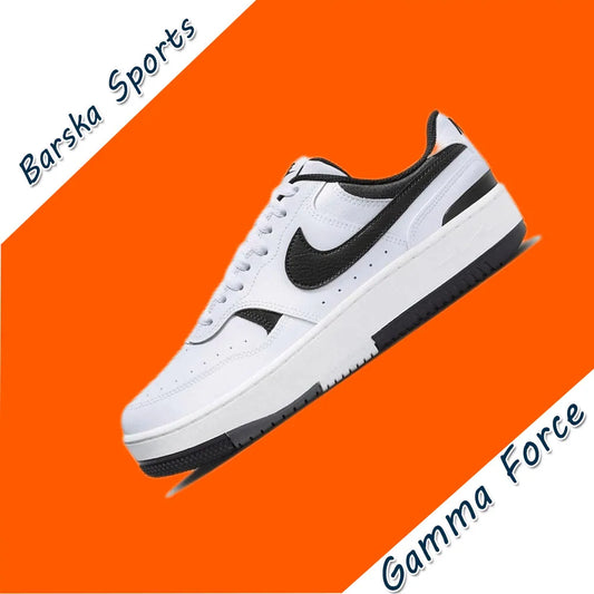 Nike New Gamma Force Low Shoes Men's and Women's Casual Fashion Sneakers spring Non-slip wearable Sneakers Black&White