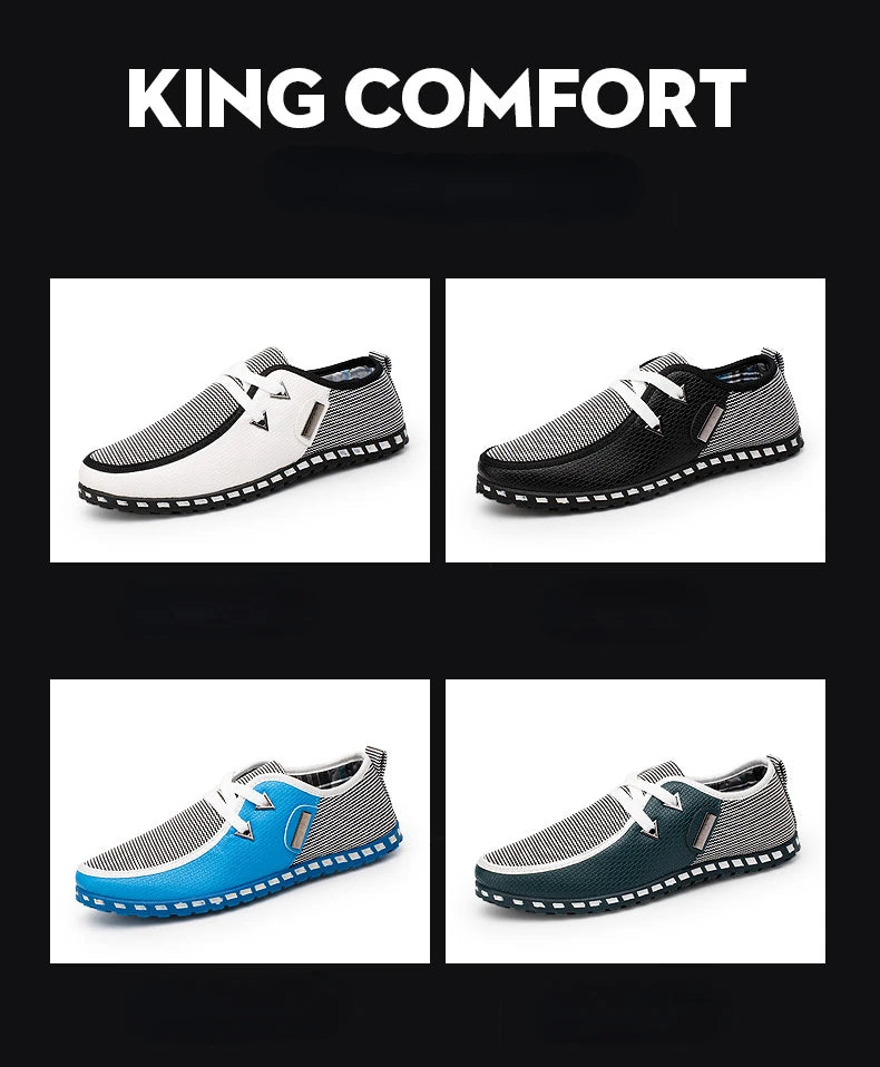 Hot Trendy Men Casual Shoes 2023 Slip-on Comfortable Flat Men's Shoes Concise Lazy Basic Driving Male Shoes New Erkek Ayakkabı