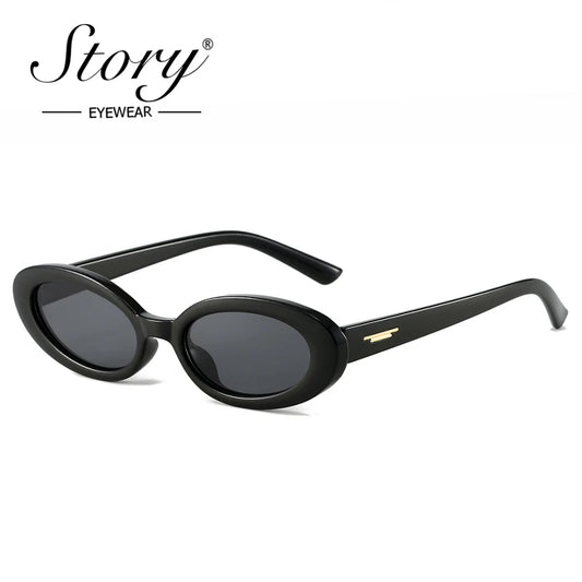 Vintage Fashion Oval Sunglasses