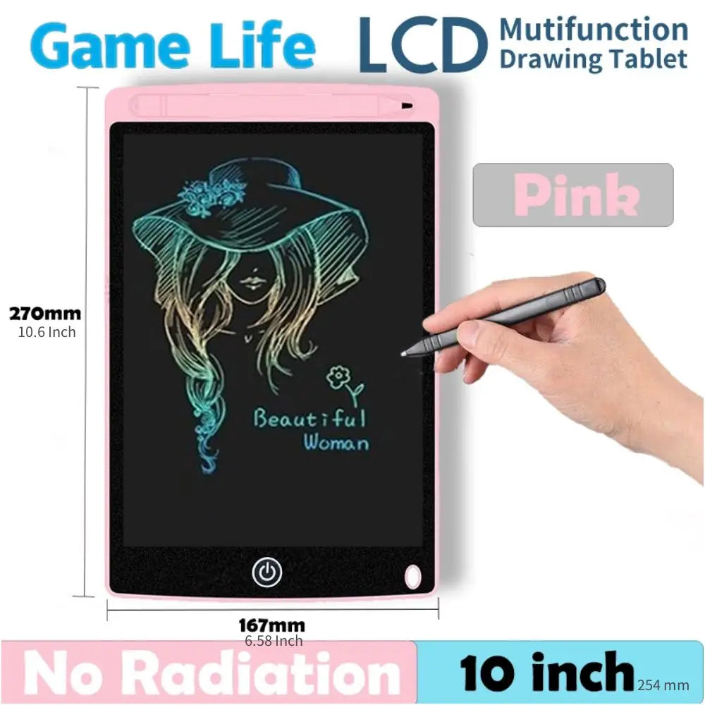 8.5/10/12-inch LCD Screen Drawing Board - Educational Painting and Writing Tablet for Kids - Fun Baby Toy for Boys and Girls Top