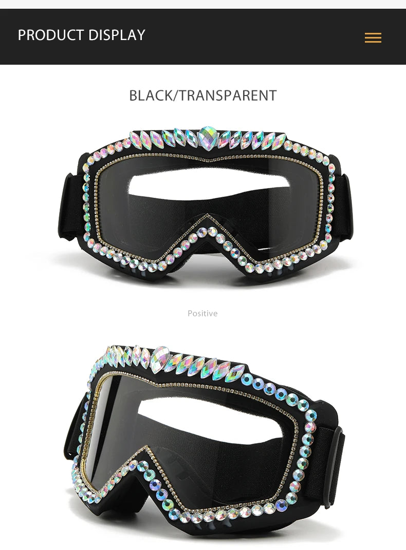 Steampunk Diamond Eye Wear Symphony Goggles