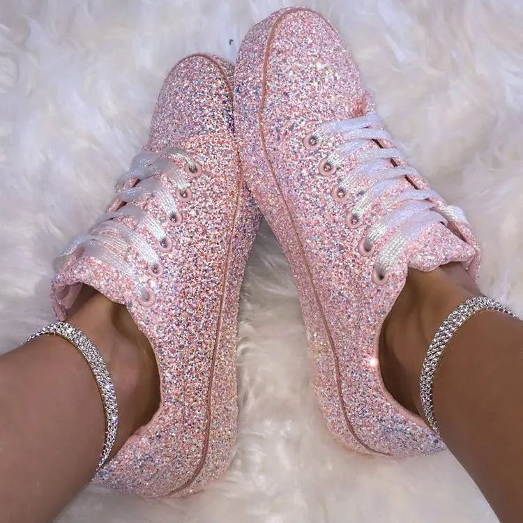 Women Lace Up Sneakers