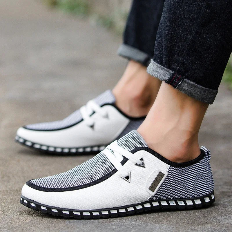 Hot Trendy Men Casual Shoes 2023 Slip-on Comfortable Flat Men's Shoes Concise Lazy Basic Driving Male Shoes New Erkek Ayakkabı