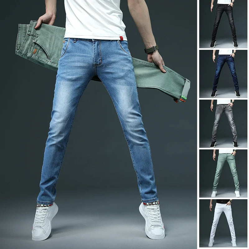 Men Stretch Skinny Jeans