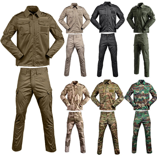 Men 2 Piece Camo Cargo Sets