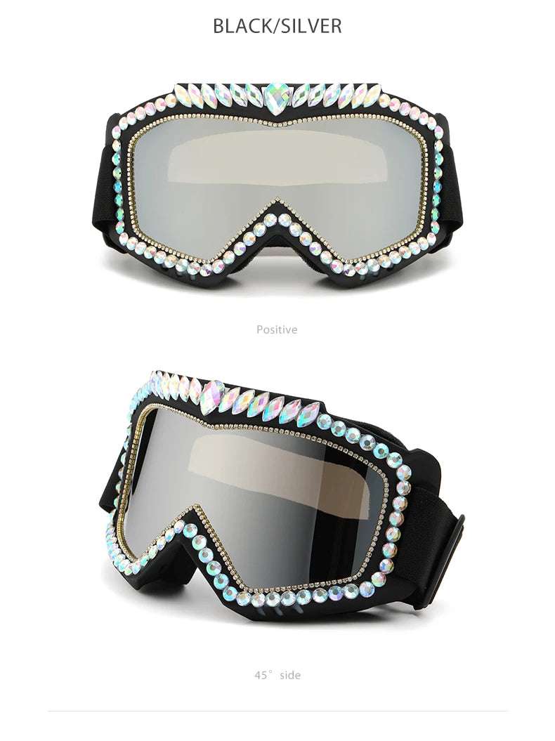 Steampunk Diamond Eye Wear Symphony Goggles