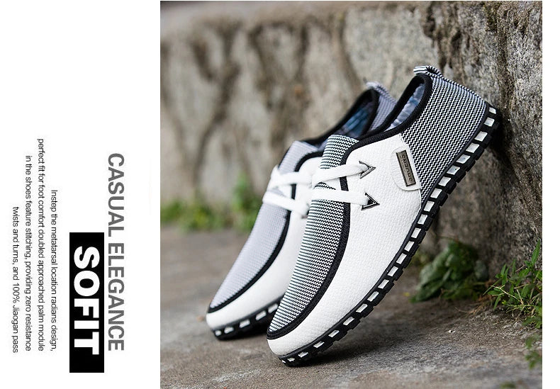 Hot Trendy Men Casual Shoes 2023 Slip-on Comfortable Flat Men's Shoes Concise Lazy Basic Driving Male Shoes New Erkek Ayakkabı