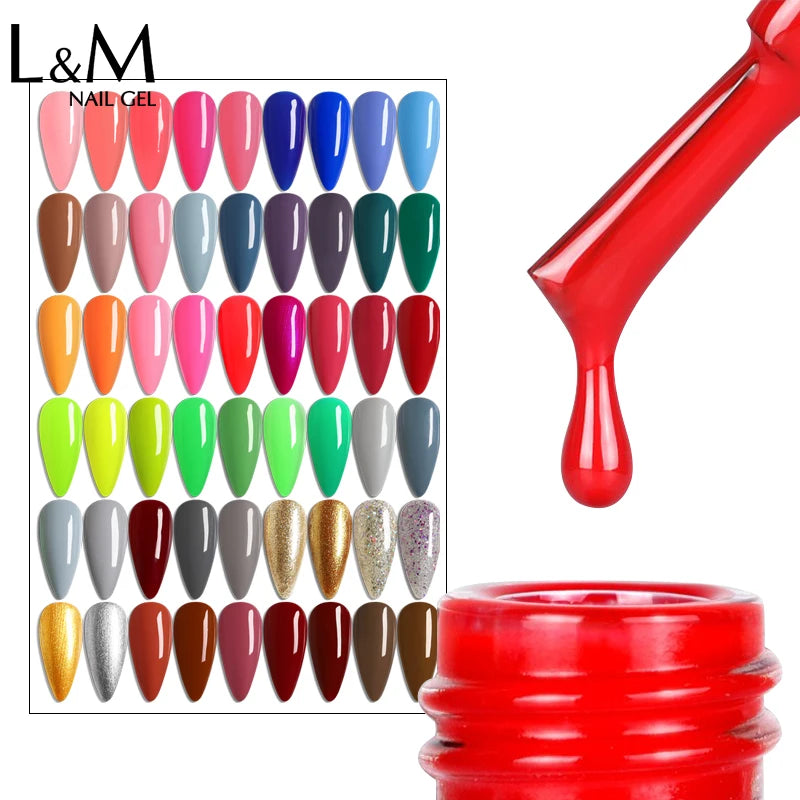 Ibdgel 12 Colors 15ML Nail Gel Polish Nail Accessories Semi-permanent Varnish Nail Art Nail Soak Off LED UV Gel Nail Venalisa