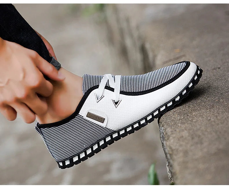 Hot Trendy Men Casual Shoes 2023 Slip-on Comfortable Flat Men's Shoes Concise Lazy Basic Driving Male Shoes New Erkek Ayakkabı