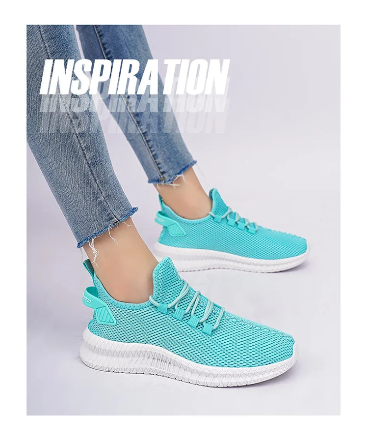 Hot Sale Pink Sneakers Women Large Size 35-48 Breathable Mesh Running Shoes Men Women's Sports Sneakers Lightweight Tennis Shoes