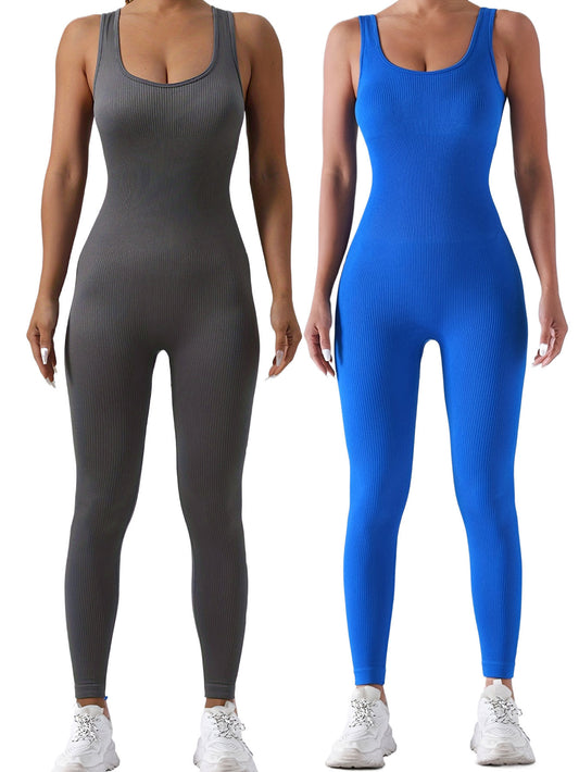 2 Pack Women's One-Piece Jumpsuit