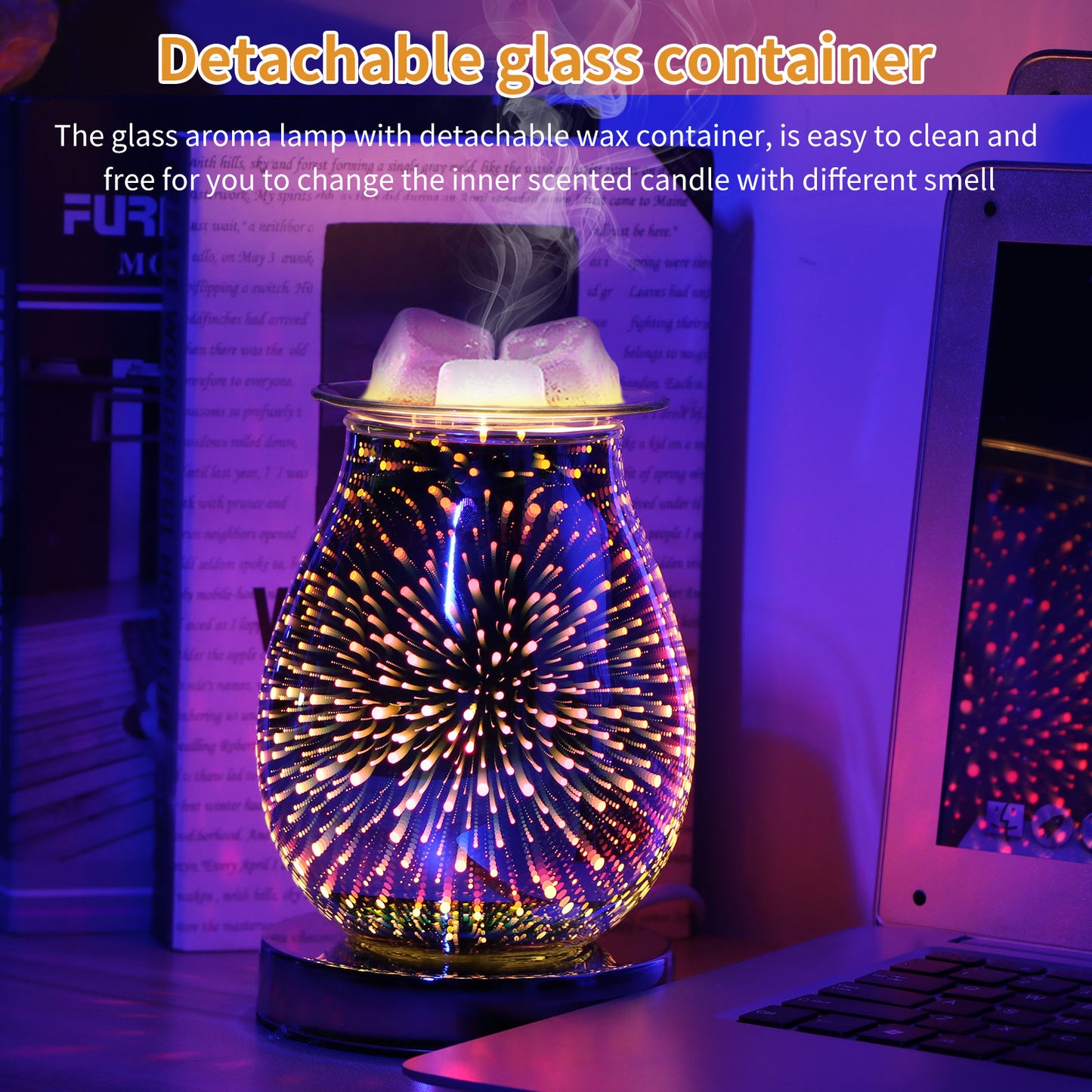 3D Fireworks Effect Touch Aromatherapy Machine